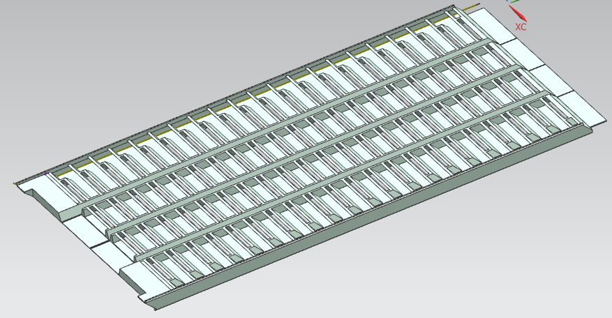Large plastic tray