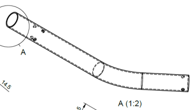 Hot dip galvanized pipe support